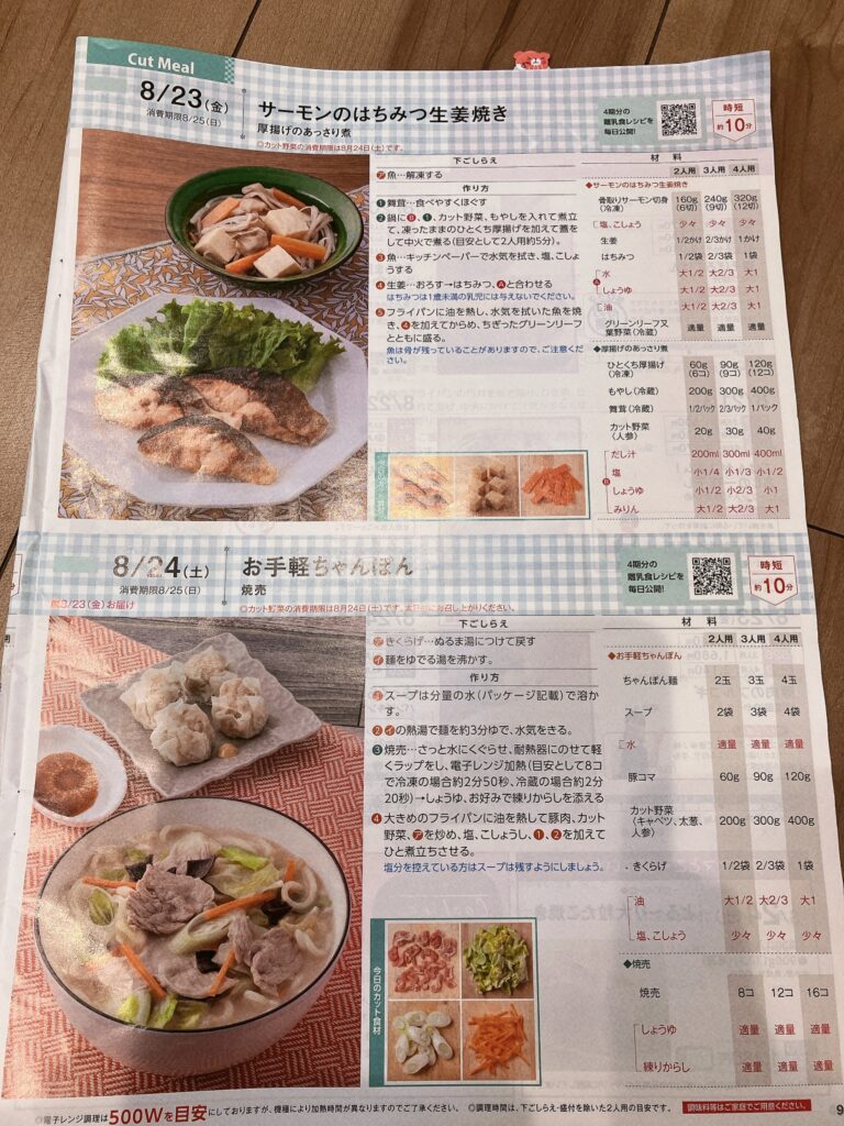 料理手順