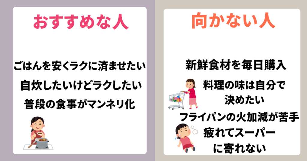 おすすめな人向かない人