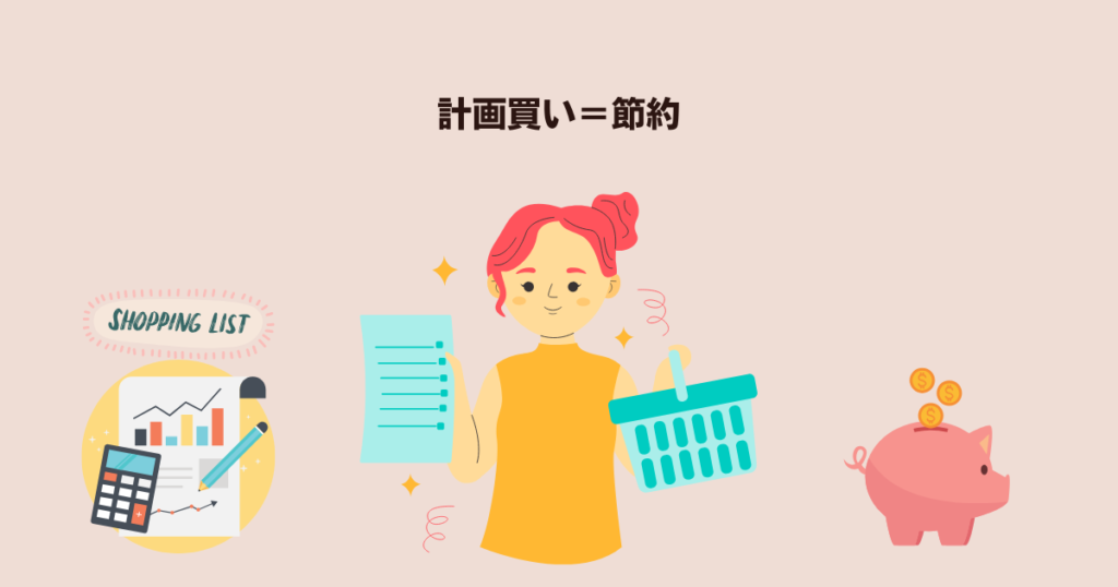 節約する絵