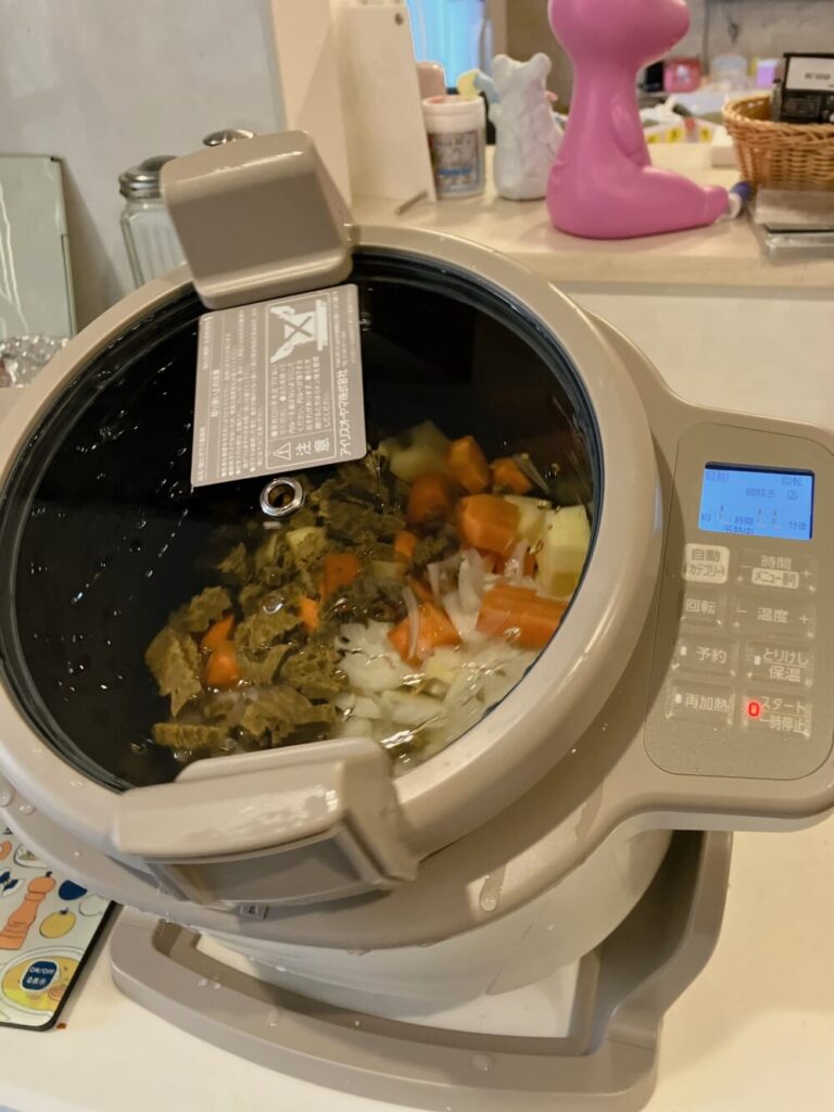 シェフドラムでカレー
