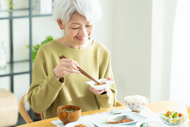 シニアの女性