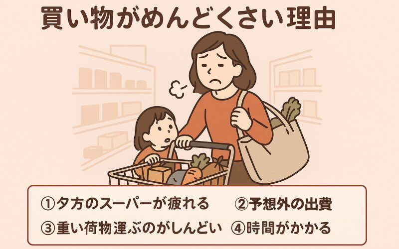 買い物がめんどくさい理由